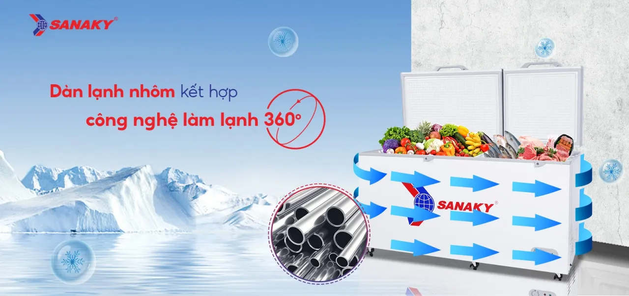 Tủ Đông Sanaky VH-668HY2 - bapize.baby - bapize