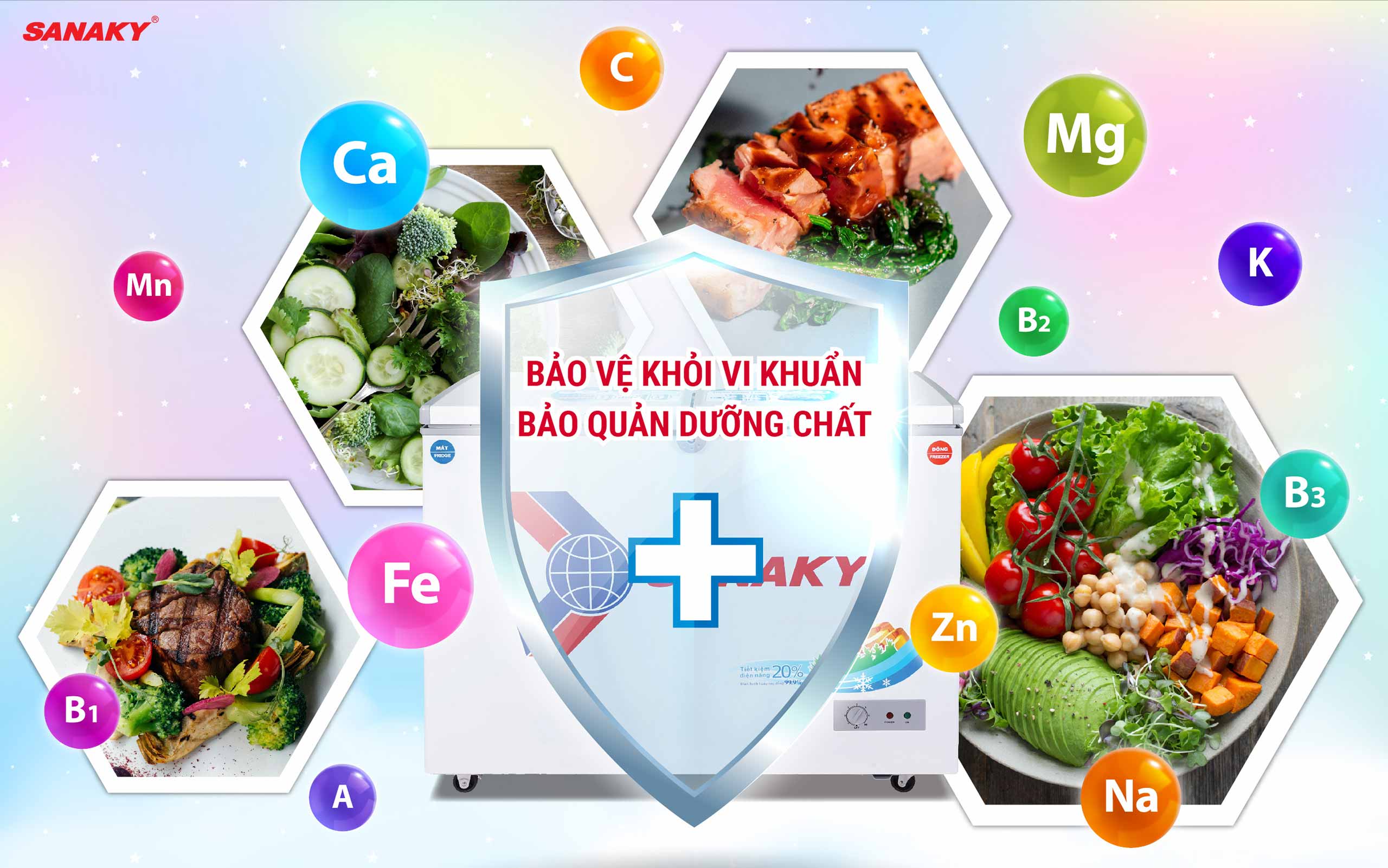 Tủ Đông Sanaky VH-2599W1 195 lít - bapize.baby - bapize
